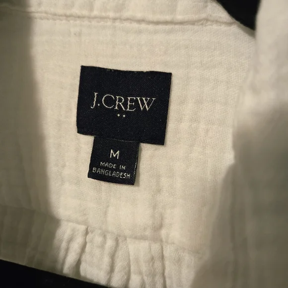 J. Crew White Textured Shirt - Picture 5 of 8